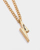 Wild For The Weekend Lightning Pendant Necklace Gold