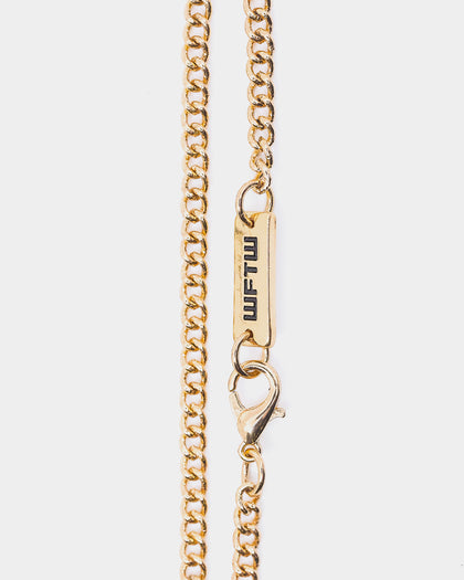 Wild For The Weekend Lightning Pendant Necklace Gold