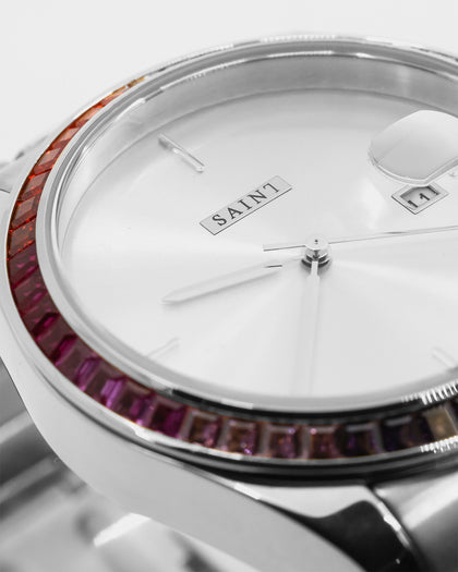 Saint Morta De Couler Watch Silver/Iced Rainbow