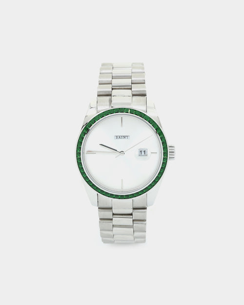 Saint Morta De Couler Watch Silver/Green