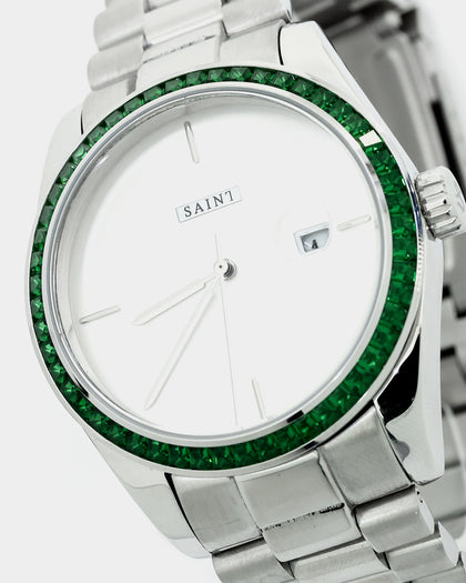 Saint Morta De Couler Watch Silver/Green