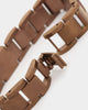 Guess Mainline Frontier 15mm Bracelet Chocolate Brown