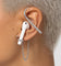 Raising Hell Women's Ear Cuff Pair Silver