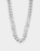 Saint Morta The 3 Saints Chain Necklace White Gold