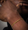 Saint Morta Micro Coloured Tennis Bracelet Gold/Green