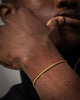 Saint Morta Micro Coloured Tennis Bracelet Gold/Green