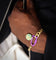 Wild For The Weekend Slam Dunk Basketball Bracelet Gold/Purple/Teal