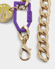 Wild for the Weekend Slam Dunk Basketball Bracelet Purple/Yellow/Gold