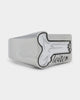 Loiter Breaking Bones Ring Silver/Black