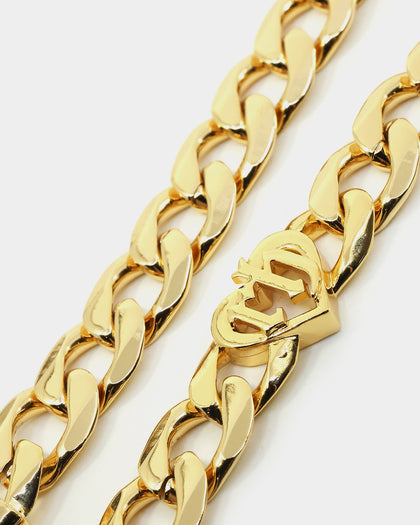 Raising Hell Women's Love Your Girl Chain Gold/White