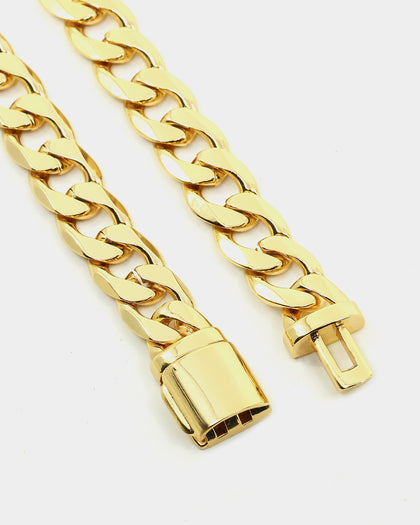 Raising Hell Women's Love Your Girl Chain Gold/White