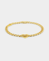 Raising Hell Women's Love Your Girl Chain Iced Gold