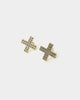 Saint Morta Marksman Earring Iced Gold