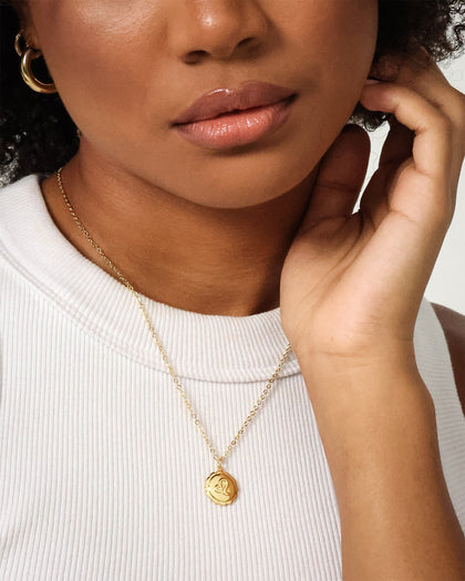 Raising Hell Women's Petit Zodiac Necklace Gold