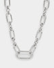 Raising Hell Women's Thick Link Chain White Gold