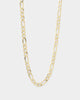 House Of Auric 4.8mm Figaro Chain 18K Gold Vermeil