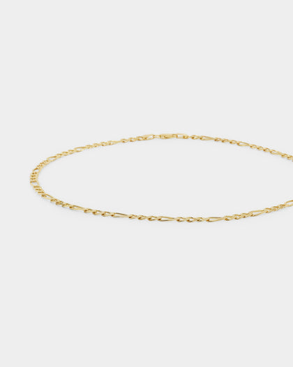 House Of Auric 4.8mm Figaro Chain 18K Gold Vermeil