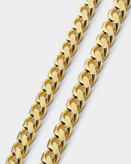 House Of Auric 7mm Cuban Chain 18K Gold Vermeil