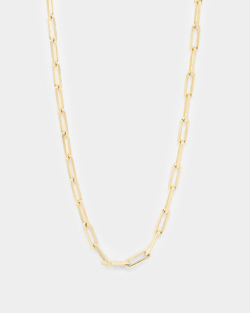 House Of Auric 10.5mm Long Cable Chain 18K Gold Vermeil