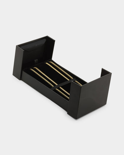 House Of Auric Cuban & Franco Stack 18K Gold Vermeil