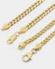 House Of Auric Cuban & Franco Stack 18K Gold Vermeil