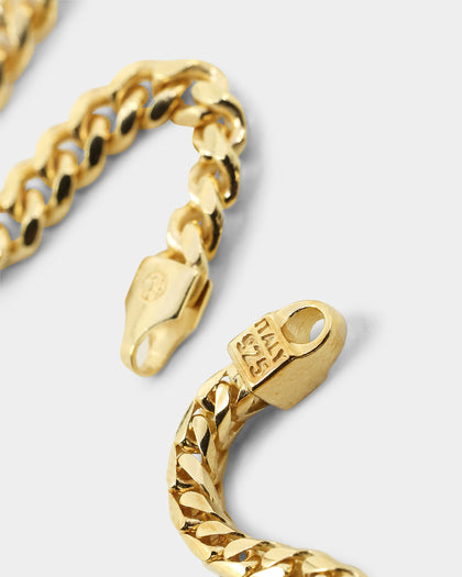 House Of Auric Cuban & Franco Stack 18K Gold Vermeil