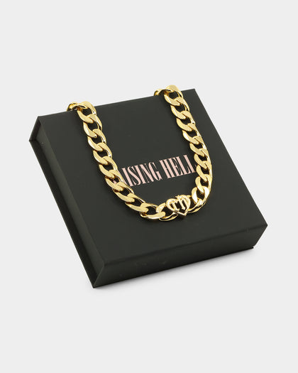 Raising Hell Women's Love And Loyalty Chain Gold