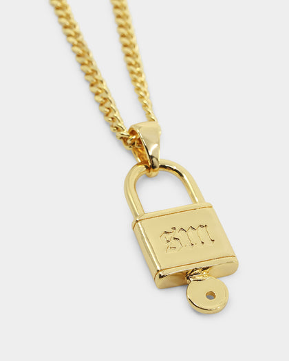 Saint Morta Locked and Found Chain Gold