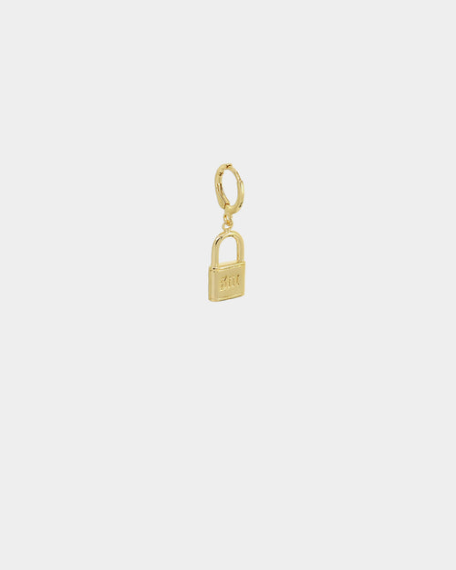 Saint Morta Locked and Found Earring Gold