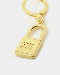 Saint Morta Locked and Found Earring Gold