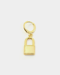 Saint Morta Locked and Found Earring Gold