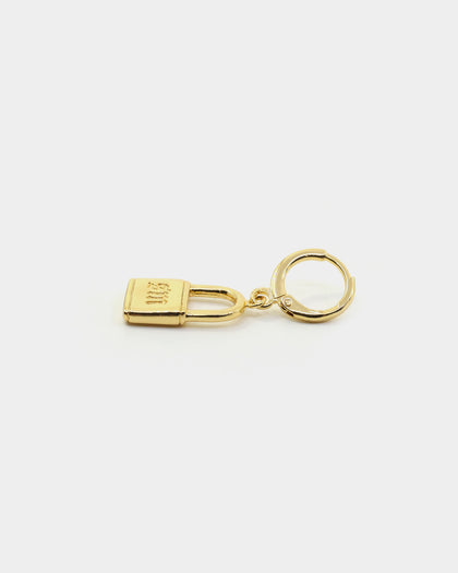 Saint Morta Locked and Found Earring Gold