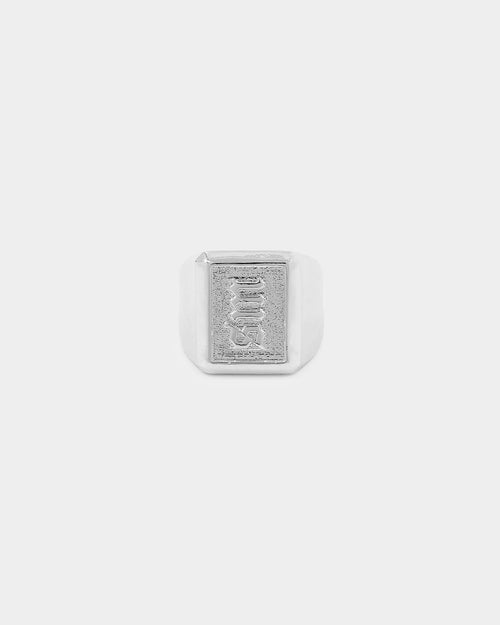 Saint Morta SM Signature Ring White Gold
