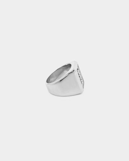 Saint Morta SM Signature Ring White Gold