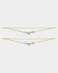 Raising Hell Women's Baby Beaded Shoe Chain Gold