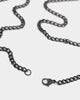 NXS Solid Cross Chain Black