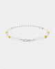 Wild For The Weekend Smiley Beaded Necklace Silver