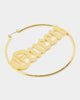 Raising Hell Women's Queen Hoop Earrings Gold