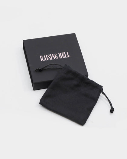Raising Hell Women's Queen Hoop Earrings Gold