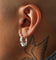 Wild For The Weekend Paint Dripping Earrings Silver