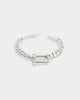 Wild For The Weekend Pearl Clasp Bracelet Silver