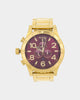 Nixon X Culture Kings 51-30 Chrono Gold/Oxblood