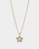 Wild for the Weekend pop punk star pendant necklace Gold