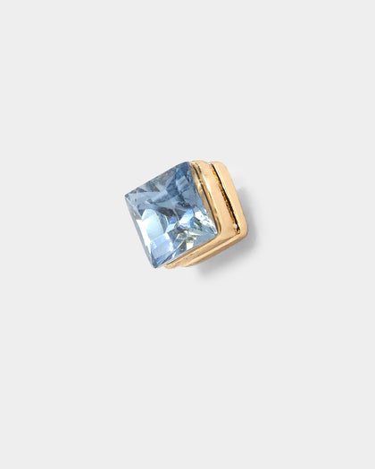 Wild for the Weekend spectrum cube earring set Gold