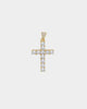 NXS Iced Cross Pendant Iced Gold