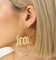 Raising Hell Women's 'Iconic' Hoop Earrings Gold