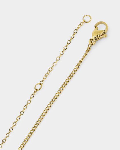 Raising Hell Women's Iconic Pendant Necklace Gold
