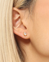Raising Hell Women's Marquis Earrings Gold