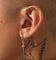 NXS Dagger Earrings White Gold