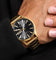 Nixon Sentry Solar Stainless Steel Watch Gold/Black